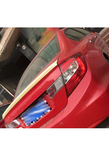 Honda Civic Fb7 Anatomik Bagaj Üstü İthal Spoiler Parlak Siyah Plastik Spoyler