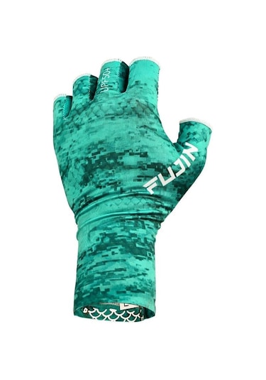 Fujin Pro Angler Summer Gloves Green L/xl Yeşil