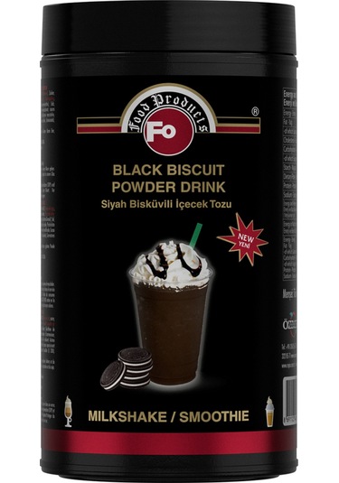 Siyah Bisküvili İçecek Tozu - Milkshake 1 Kg 1 KG