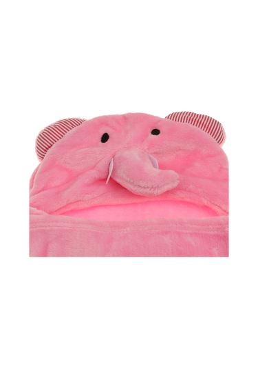 Dolıty Bebek Sabahlık Bornoz Havlu Uyku Tulumu Şal 1-pembe-fil 1 Pembe Fil Çok Renkli