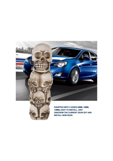 Springsun Kemerli Kaskı Modeli Evrensel Manuel Vites Arabaları İçin Vites Çubuğu Kapağı - Dayanıklı Reçine Ve Metal Malzeme İle Kolay Kurulum