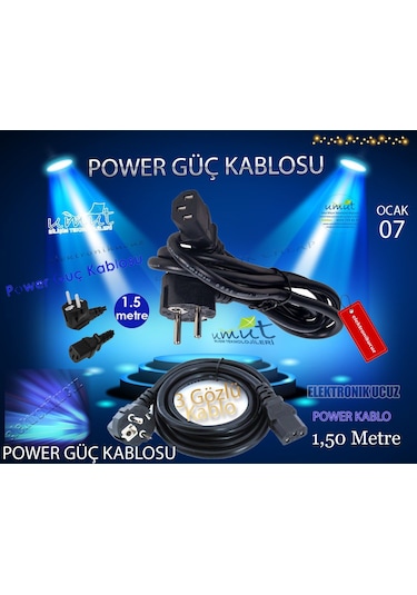 Brother Mfc 9140 Yazıcı Güç Kablosu 220V Ac Power Cord