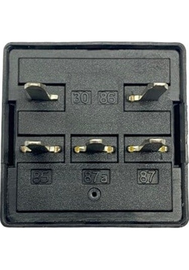 12v Röle 5 Uçlu 30/40 A Mini Tip Mikro Usa Tipi Çift Platin 30-85-86-87-87a