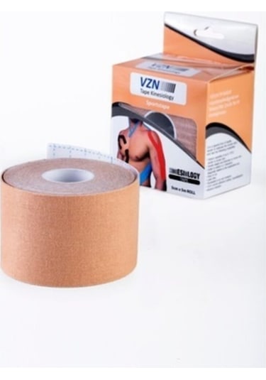 Vzn Kinesio Ağrı Bandı 5 CM x 5 M Ten Rengi