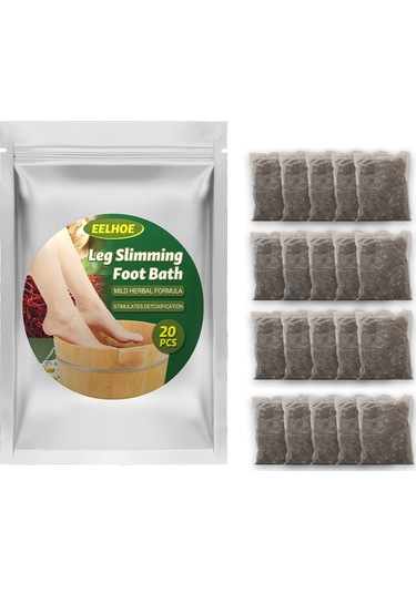 Qingmipy "20'lik Detoks Ayak Banyosu Poşeti - Zencefil, Safran Ve Pelin İle Kan Dolaşımını Artırır Ve Ödemi Azaltır"