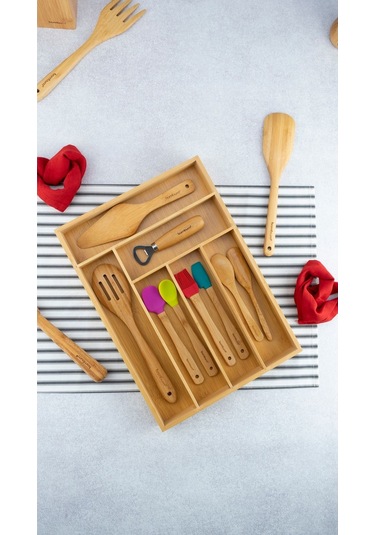 Bambu Çekmece Düzenleyici, Kaşıklık Büyük Boy