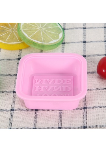 Ximistore9 5'li Pembe Silikon Kalıp: El Yapımı Sabun, Çikolata, Mum Ve Pasta İçin Yüksek Sıcaklık Dayanıklı Pembe