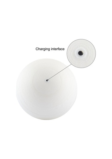 Willowhaven 18cm 3d Baskılı Jüpiter Led Gece Lambası, Usb Şarjlı 7 Renkli Değişen, Ahşap Tutucu Çok Renkli