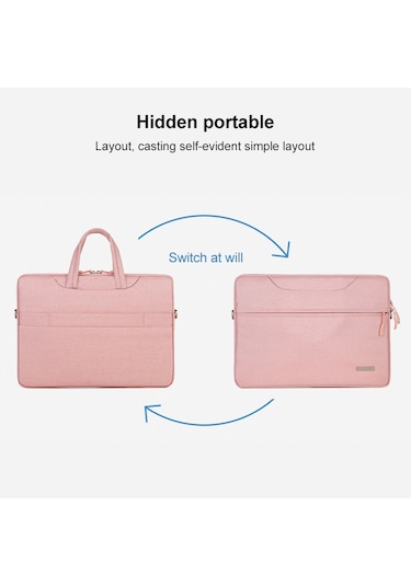 Çanta Laptop Çantası Güç Çantası İle İç Çanta, Boyut: 14 İnç Mavi Siya