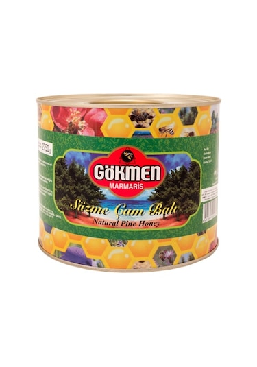 Gökmen Süzme Çam Balı Teneke (2750 G)