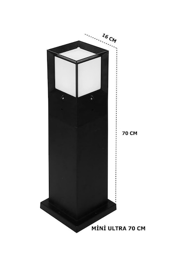 Zita Mini Ultra 70cm Bahçe Lambaları Duvar Üstü Aydınlatma E-27 Duylu Ip54 Code/266