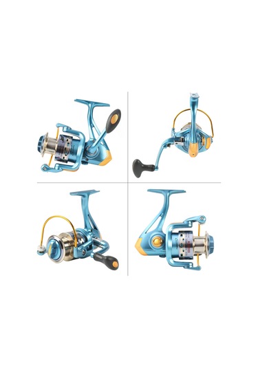 İplik Makaraları Alüminyum Makara 5.5:1 Yüksek Hızlı Pürüzsüz Sürükleme Gücü 6.4kg Açık Havada Balıkçılık Araçları Af3000