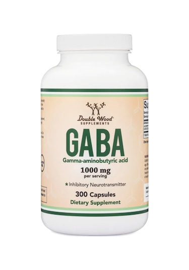 Doublewood Gaba 1,000,mg 300 Capsules.made In Usa. Tr Tek Yet...
