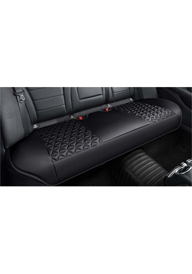 Seametal 3d Üçgen Izgara Araba Koltuğu Kapağı Evrensel Koltuk Koruyucu Arka Koltuk Minderi Ön/arka Araba Masaj Kapakları Rear Seat