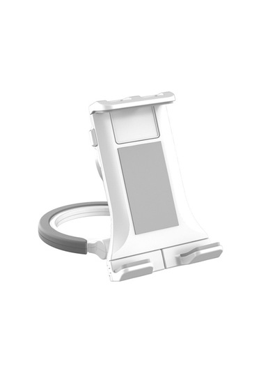 Cbtx Katlanabilir Telefon Tutucu Masaüstü Dolabı İçin 360 Derece Dönebilen Tablet Standı - Beyaz