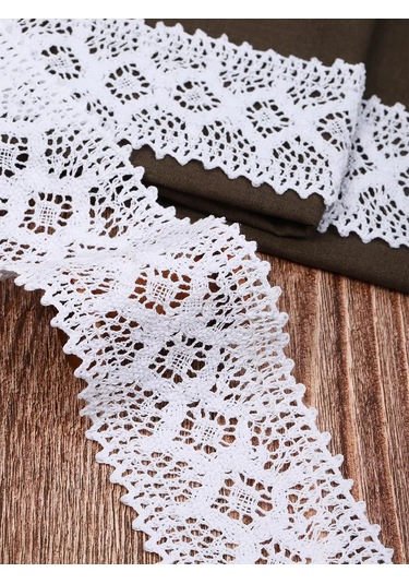 Kruzhevo Nakış Ve El İşi İçin Örgü Boncuk Şerit 75 Mm 10 M 160251870