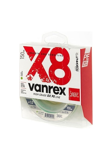 Lucky John Vanrex Pe Örgü X8 Fluo Yeşil 150m 0.16 Mm