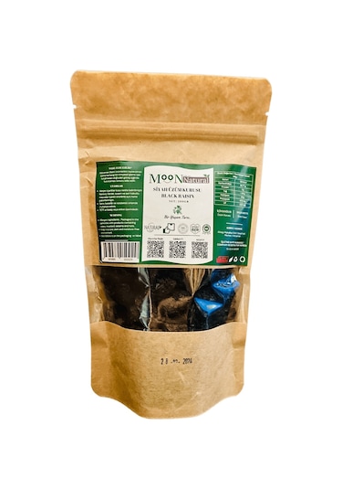 Moon Natural Siyah Besni Kuru Üzüm / Black Large Raisin 200 G