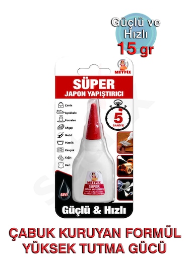 Metfix Süper Japon Yapıştırıcısı 15gr