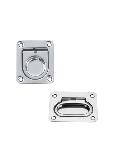 Flush Lift Ring. Stamped  Inox 304. 66 55 Mm