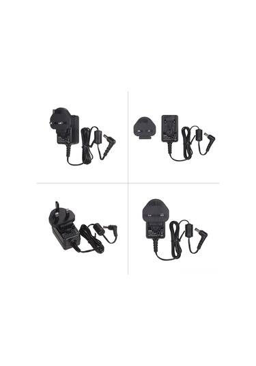 Yaozixa Gitar Mini Hoparlör Ve Efektör İçin 9v 0.5a Güç Adaptörü - İngiliz Şarj Ucu, Gürültü Engelleme Manyetik Halka, 100-240v, İç Negatif Dış Pozitif