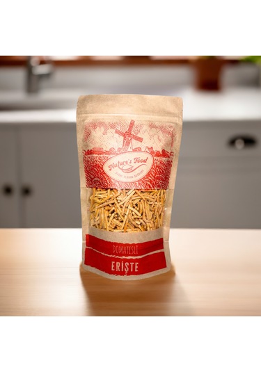 Domatesli Erişte 400gr Koruyucu Ve Katkı Maddesi İçermeyen Sağlıklı Ve Doğal İçeriğiyle Sizlerle