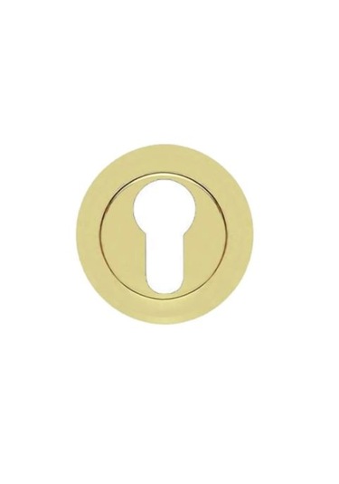 Hafele Yuvarlak Barelli Kapı Kolu Rozeti 52 Mm Parlak Pirinç Renk