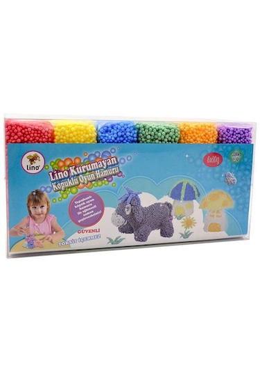 Lino Kurumayan Köpüklü Oyun Hamuru 10 GR 6 'lı