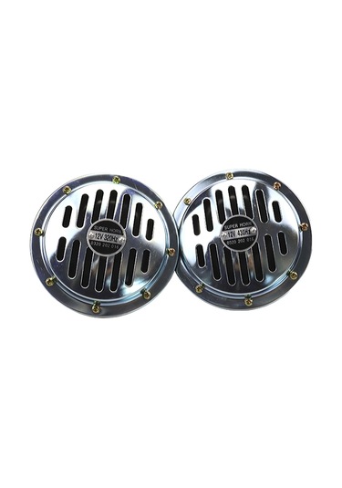 Dı Dıt Korna 12v Rölesiz Super Ton Büyük Krom Set / Ssko71