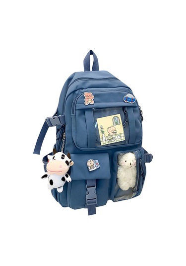 Maiyame Lise Öğrencileri İçin Oxford Dokuma Çift Omuzlu Sırt Çantası - Anti-hırsızlık Cepi, Ayarlanabilir Askılar Ve Çoklu Cep Tasarımı