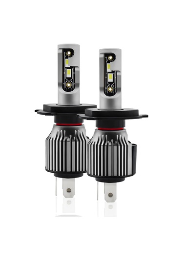 Yifomall H4/9003 120w Süper Parlak Led Far Ampulü, 12000lm 6500k Beyaz Işık, Ip68 Su Geçirmez, 2 Adet