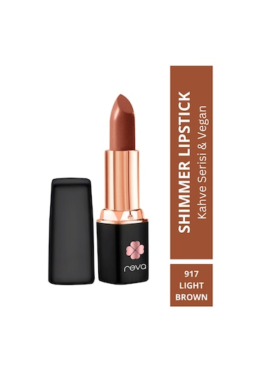 Shimmer Lipstick Light Brown-brown Series-ışıltı Ruj Kahve Serisi No:917