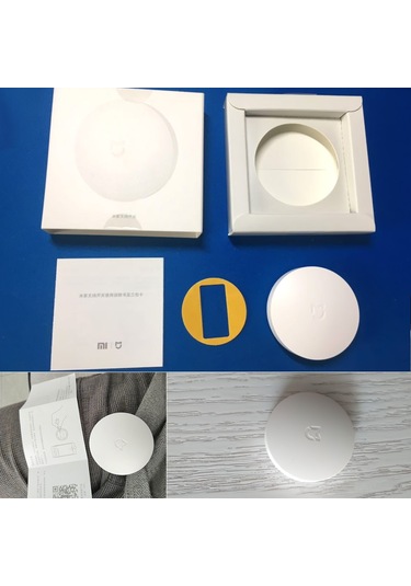 Moveevo Xiaomi Akıllı Kablosuz Anahtar - Tek Tık, Çift Tık Ve Uzun Bas İle Ev Aletlerini Kontrol Et, Ev Sineması Gerekli