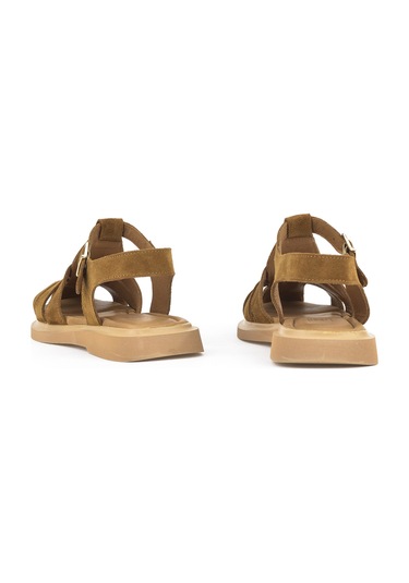 Ziya, Kadın Hakiki Deri Sandalet 1511047z6002 Taba 1511047z6002 320 Taba