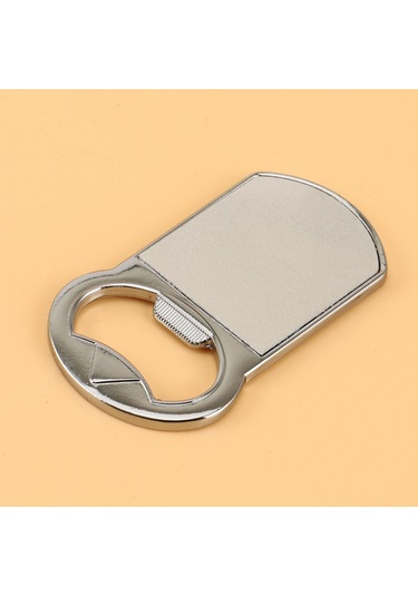 Gatherco 10 Adet Süblimasyon Boş Şişe Açacağı Metal Şişe Açacağı Buzdolabı Mıknatısı Kare Diğer