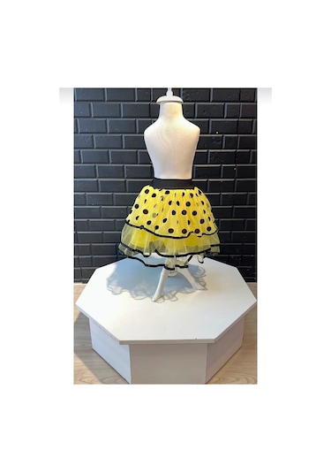 Kara Kedi Kostüm Evi- Uğuır Böceği Eteği Sarı