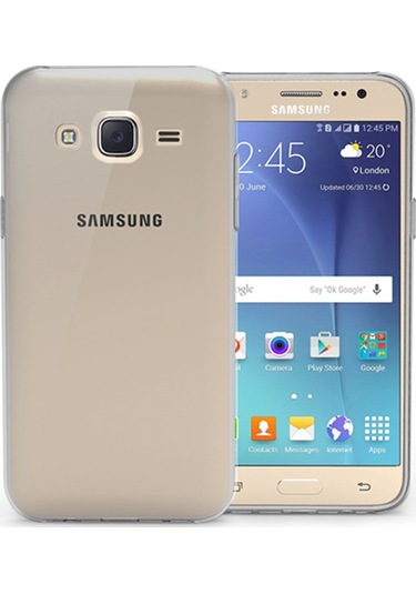 Samsung Galaxy J2 2016 (J210) Kilif Soft Silikon Seffaf-Siyah Ark 119675431