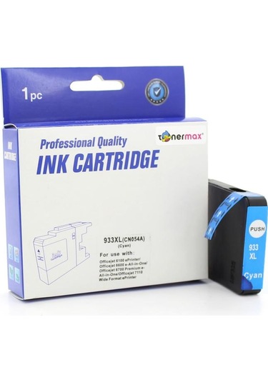 Hp 933Xl/6100 /6600 /6700 /7110 /7610 /7612 Mavi Uyumlu Kartuş