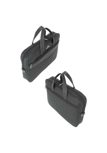 Case Club 1414-1 Evrak Çantası Omuz Askılı 15,6 Inç El Omuz Çantası Siyah