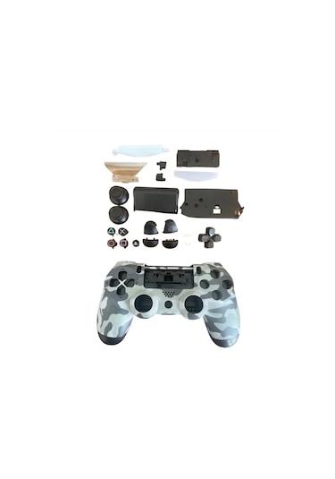 Ps4 Uyumlu Kasa Joystick V1 Full Kasa Tuş Takımı Kamuflaj