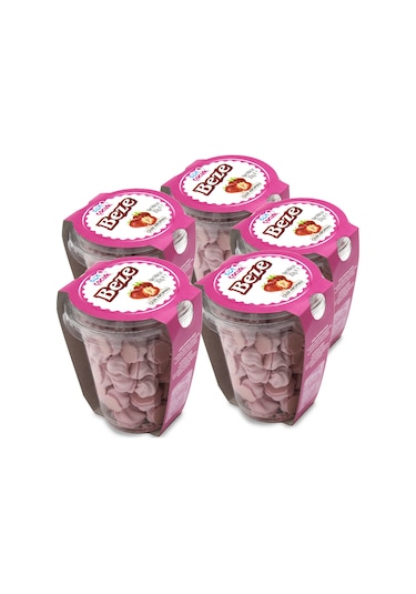 Süt Çocuk Çilek Aromalı Beze Paketi 5 x 30 G