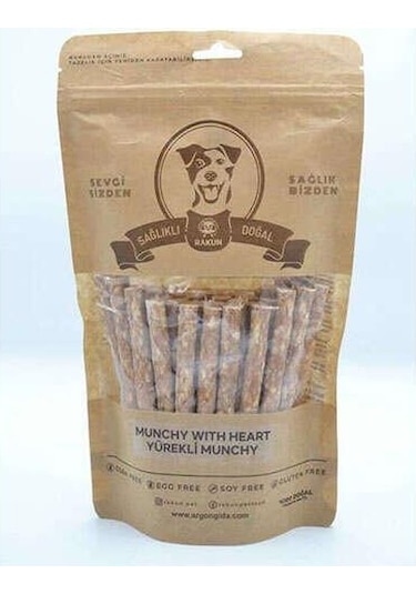 Rakun Munchy Yürekli Köpek Ödülü 12 CM 40'lı
