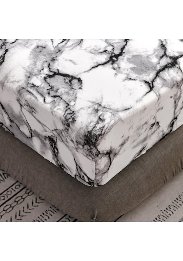 Kahverengi Çepeçevre Elastik Lastik Bantlı Çarşaf Yatak Örtüsü Kaymaz Toz Geçirmez Levha Merm Bağlantı Parçası Ç. K. Alez 56961750 Kahverengi