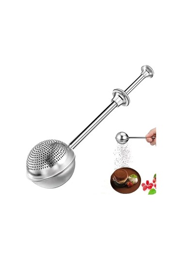 Paslanmaz Çelik Demlik Çay Süzgeci Bitki Çayı Süzgeci Çay Kahve Demleme Basmalı Çay Süzgeci Çelik