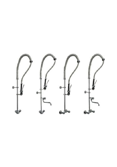 Beta Yüksek Endüstriyel Ön Yıkama Bataryası Duvardan Çift Çıkışlı