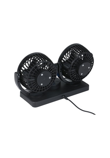 Reedark 360 Dönebilen Çift Başlı Usb Fan - 12v Araç & Ofis Serinletici, 2 Hız Ayarı, Sessiz Motor