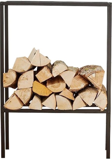 Şömine Kenarı Odunluk Soba Yanı Odunluk Metal Odunluk