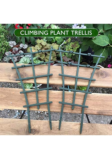 Neevoyu Bitki Tırmanma İçin 5'li Yığılabilir Bahçe Korkuluğu İç-şehir Bitki Tutucu Sistemi