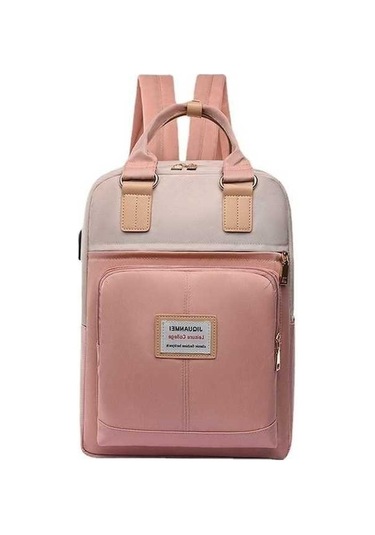 Prestigegoods Love Home Usb Şarj Edilebilir 13/14 Inç Bilgisayar Çantası, Yurt Dışından, Orta Boy, Hem Erkekler Hem Kadınlar İçin Uygun Pembe