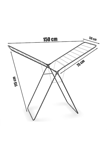 Doğrular Fly Çamaşır Kurutmalığı Siyah